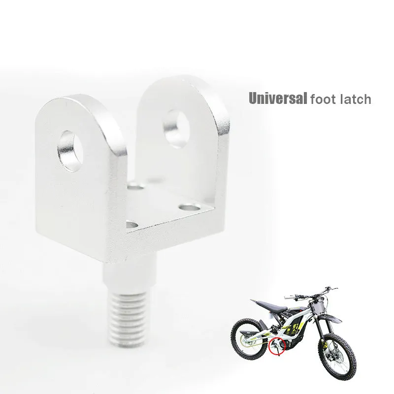Aluminium alloy pedal bracket for Light Bee and Tanli Qionlong bikes, baking paint finish, black colour