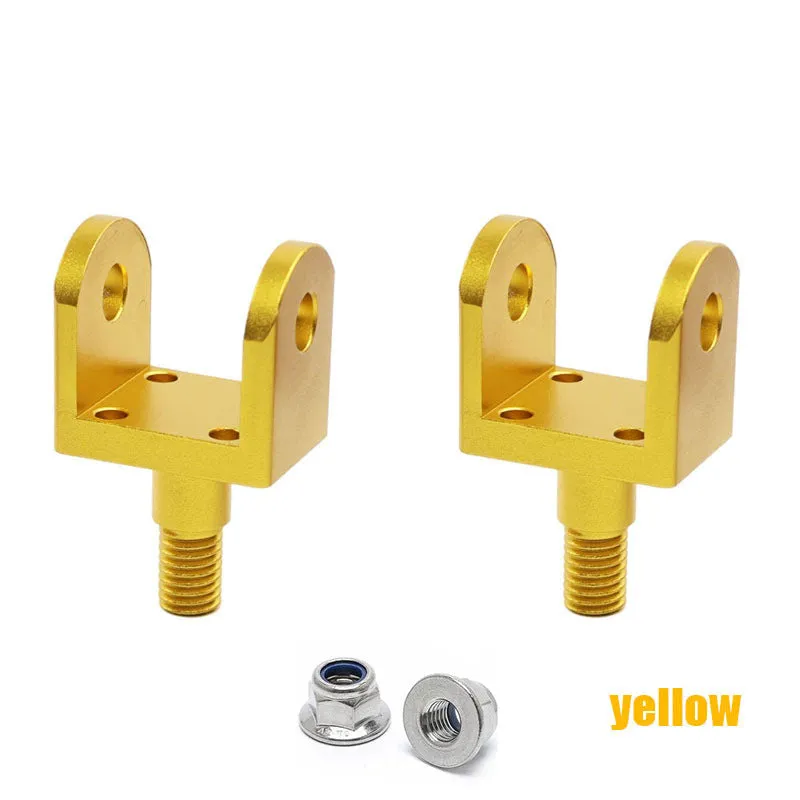 Aluminium alloy pedal bracket for Light Bee and Tanli Qionlong bikes, baking paint finish, black colour