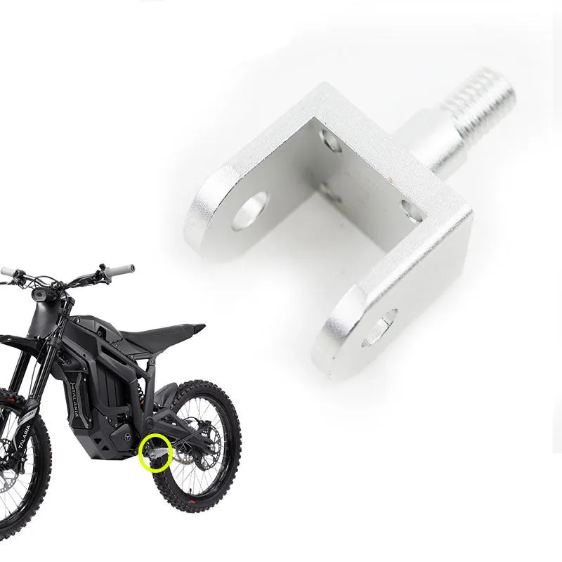 Aluminium alloy pedal bracket for Light Bee and Tanli Qionlong bikes, baking paint finish, black colour