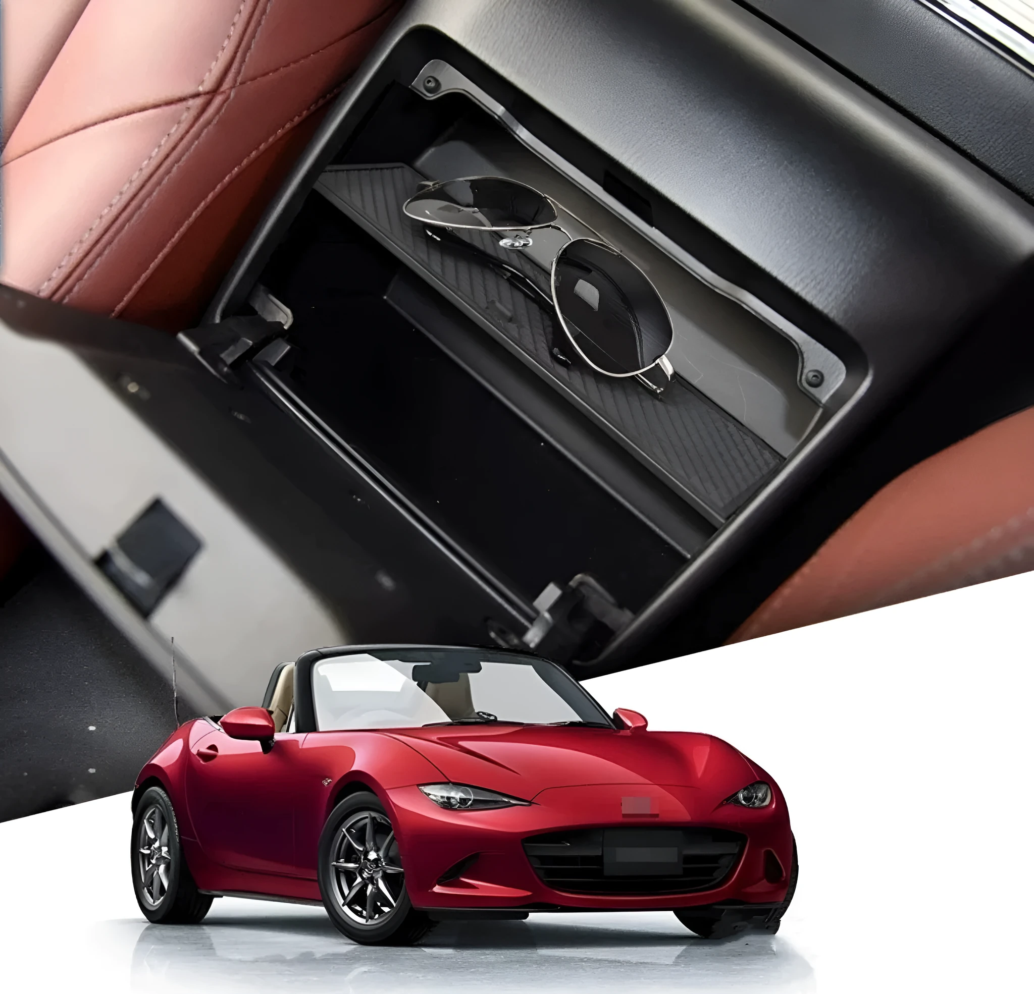 Mazda MX-5 ND dedicated storage box partition board plastic boot organiser