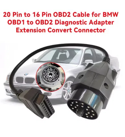 Black 1-metre OBD connection conversion wire for automobile diagnosis equipment
