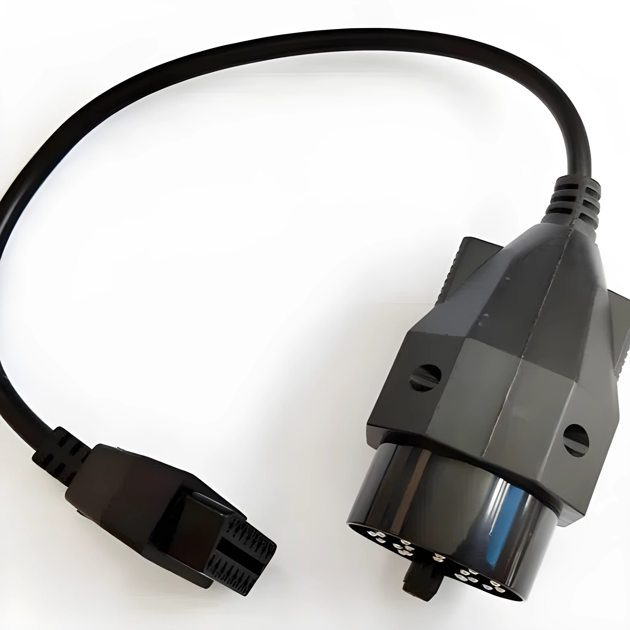 Black 1-metre OBD connection conversion wire for automobile diagnosis equipment