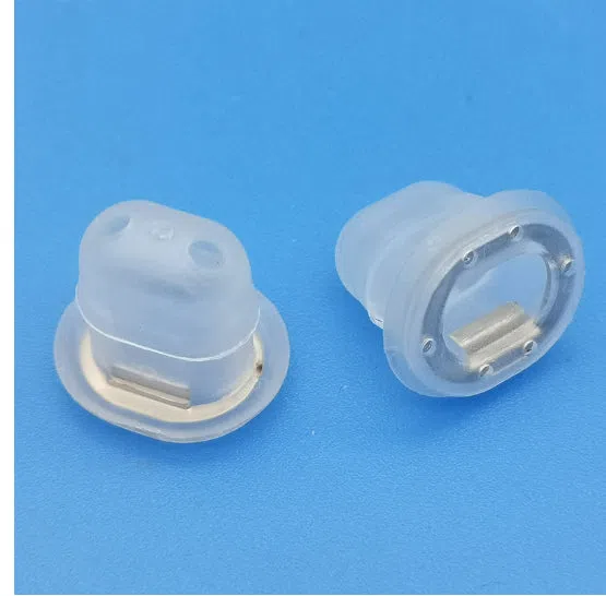 Transparent plastic car interior molding fixing clip holder for BMW dashboard peach wood trim