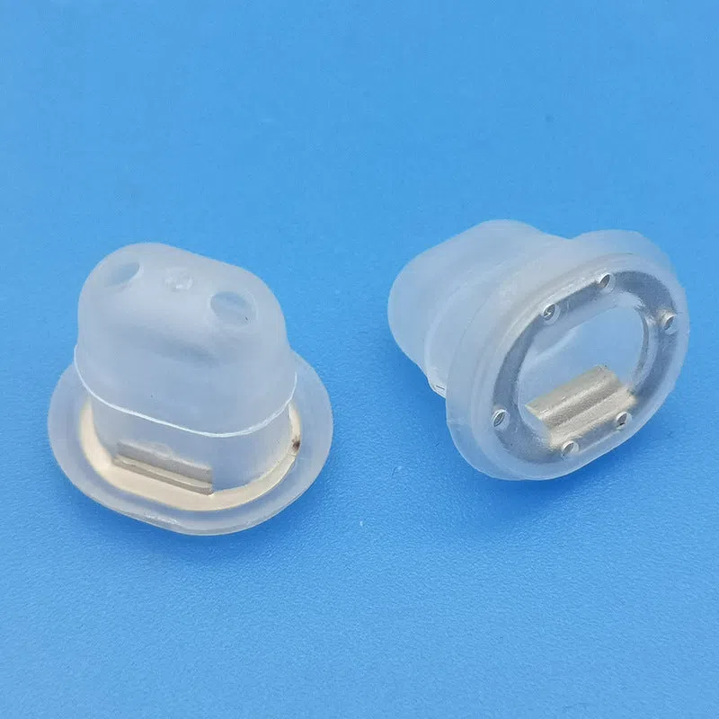 Transparent plastic car interior molding fixing clip holder for BMW dashboard peach wood trim