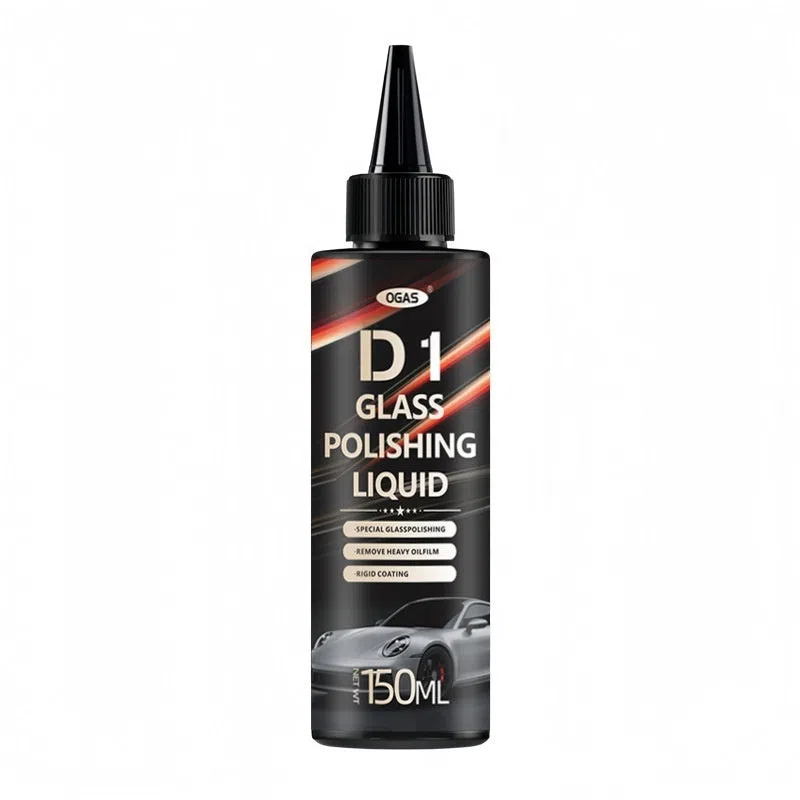 Heavy-duty car glass degreasing cleaning paste for removing oil film and road grime on a windscreen