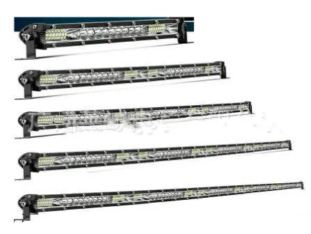 Ultra-thin aluminium alloy LED strip light for vehicle mounting in three length options