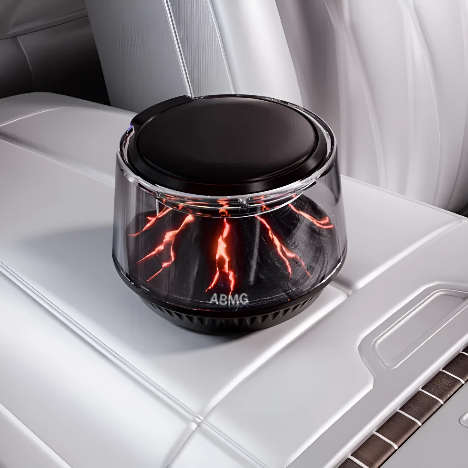Volcano Iceberg View rechargeable car perfume ornament with Forest and Cold Cherry scent for odour removal