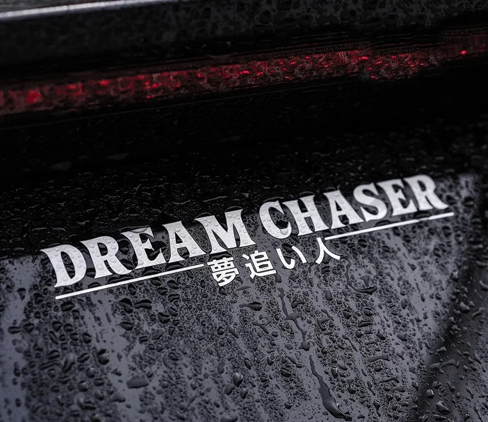 40cm by 7cm PET car window sticker for vehicle glass application