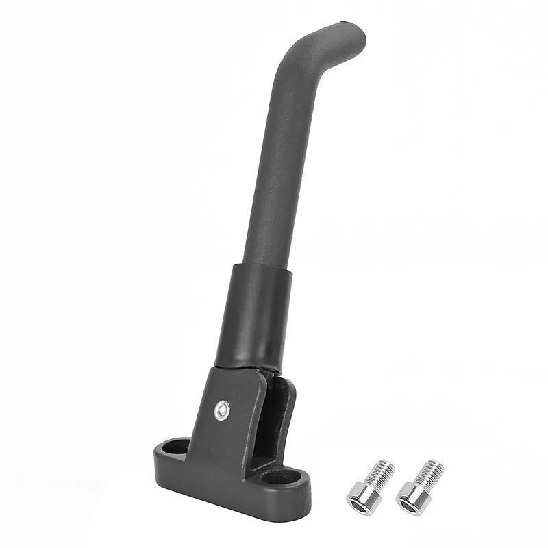 Black aluminium alloy electric scooter foot brace with screws and hex wrench