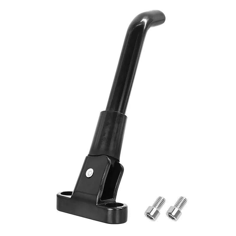 Black aluminium alloy electric scooter foot brace with screws and hex wrench