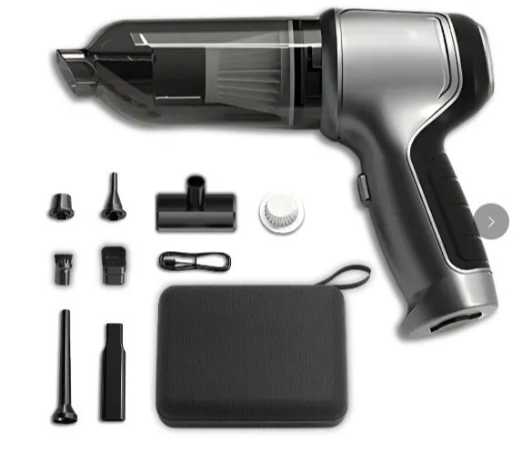 Brushless handheld vacuum cleaner with 12000Pa suction for car and home cleaning applications