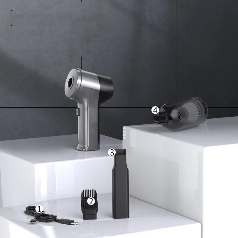 Brushless handheld vacuum cleaner with 12000Pa suction for car and home cleaning applications