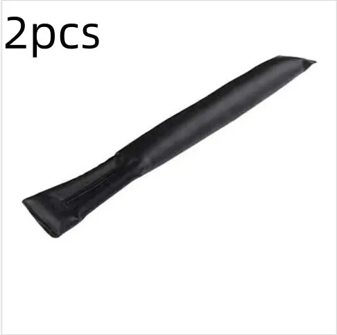 Leather-look PU car seat gap filler strip in black, beige, brown, and grey colours.