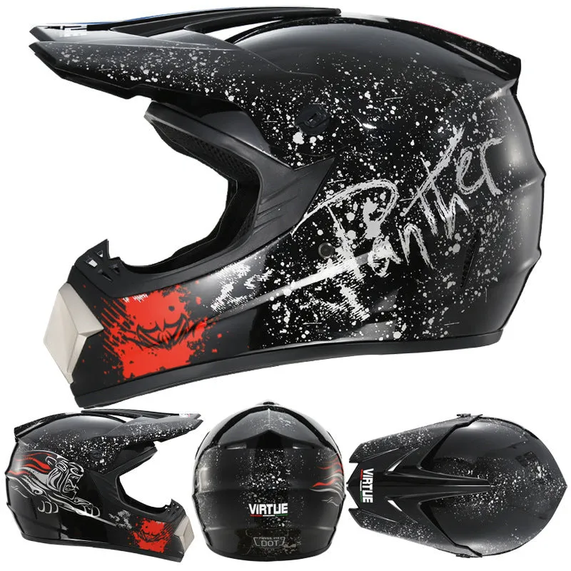 ABS plastic kart cross-country helmet for adult men and women riders