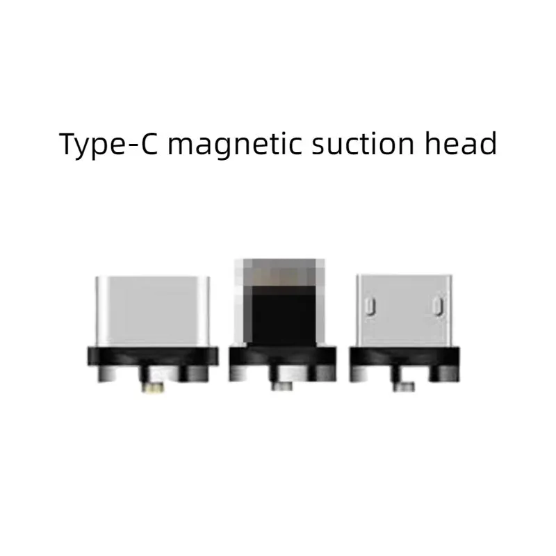 3-in-1 magnetic charging cable with Android, Type C, and Apple connectors in multiple colours
