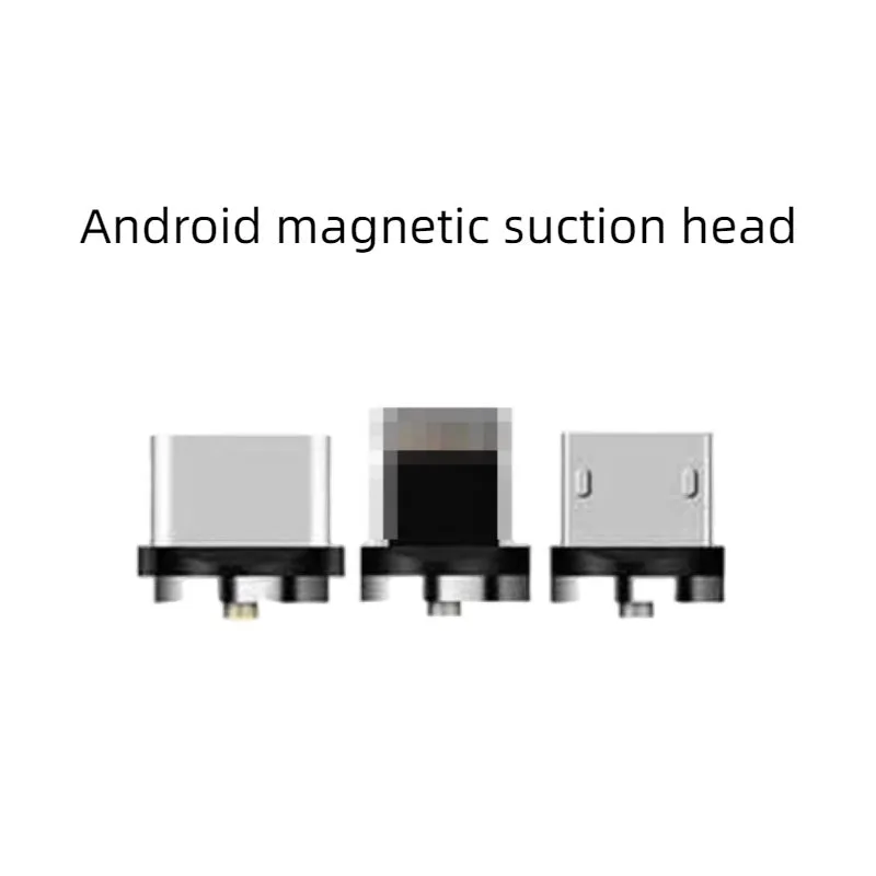 3-in-1 magnetic charging cable with Android, Type C, and Apple connectors in multiple colours