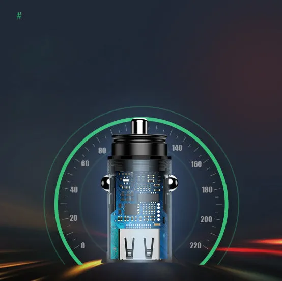 Black aluminium alloy USB car charger showing 4.8A output, next to Red and Silver versions.