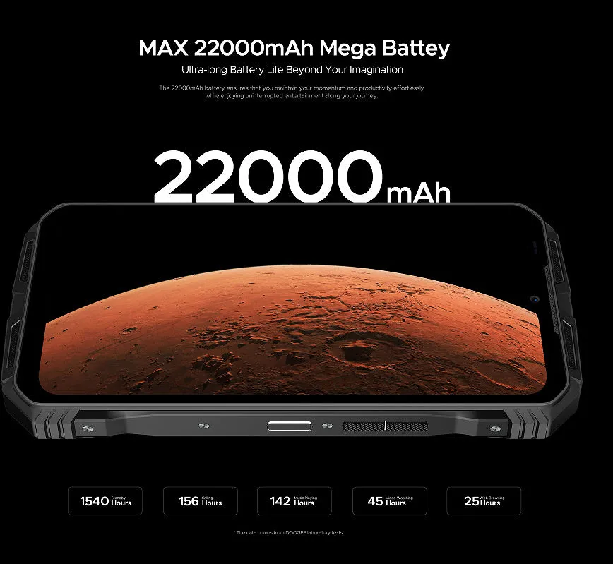 VMAX PRO mobile phone in black or grey colour with plastic construction and included charger