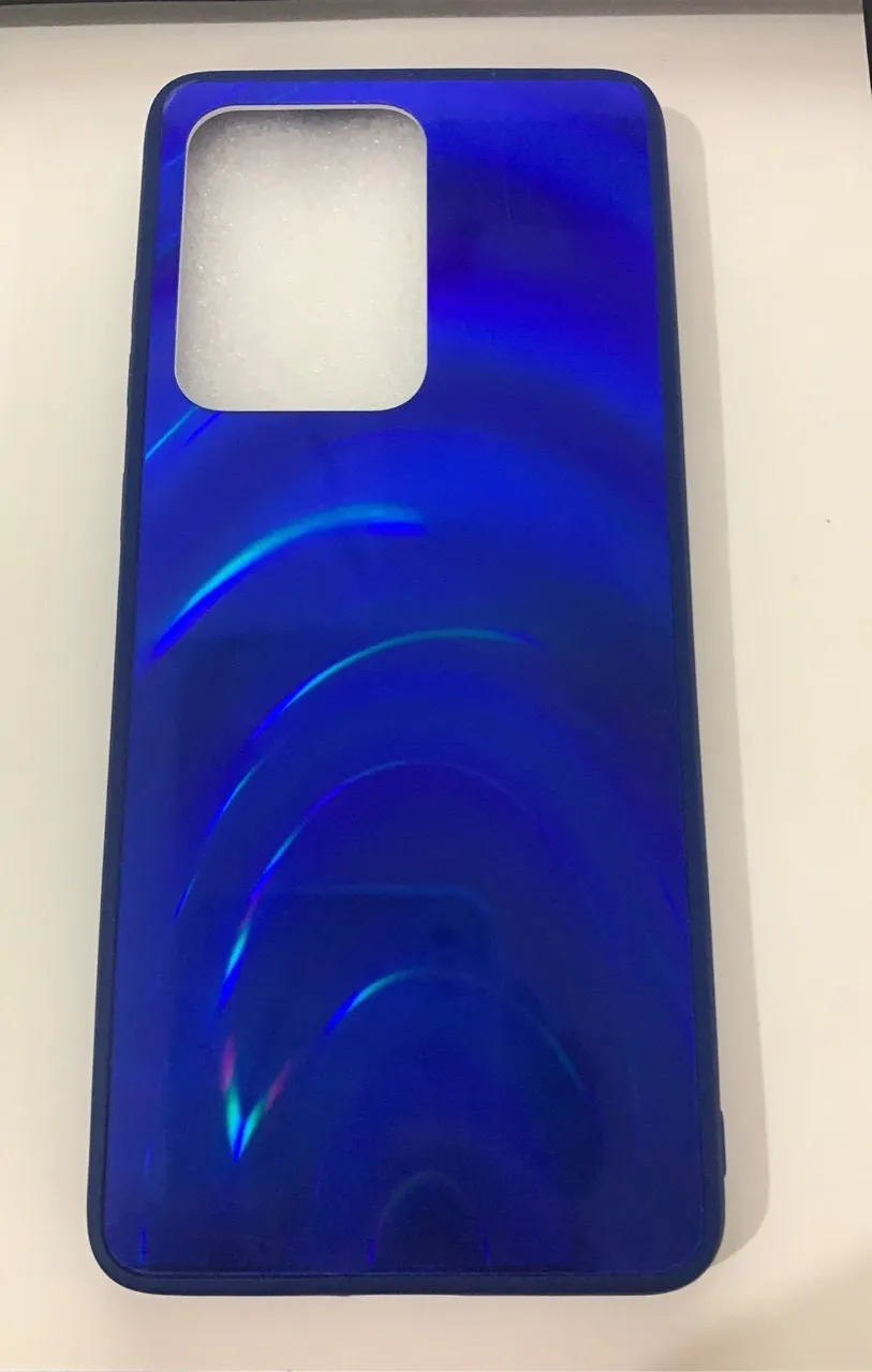 Marble pattern shockproof silicone phone case for Samsung models in multiple colours.