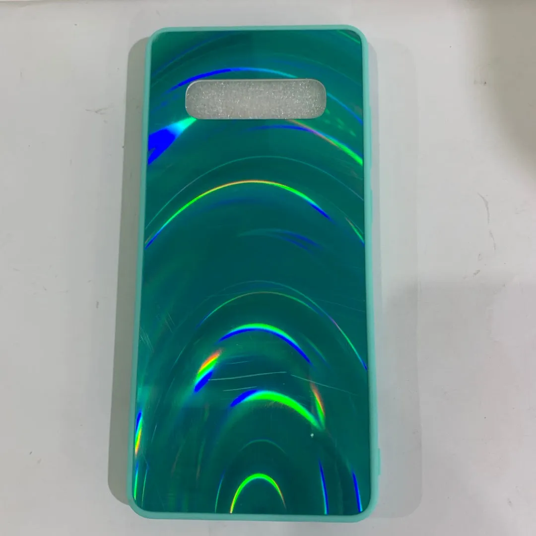 Marble pattern shockproof silicone phone case for Samsung models in multiple colours.