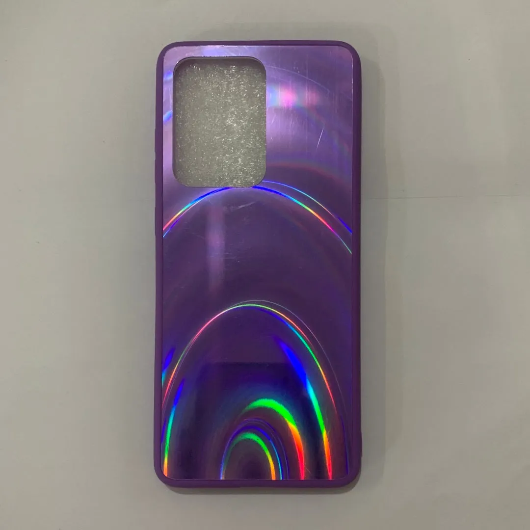 Marble pattern shockproof silicone phone case for Samsung models in multiple colours.