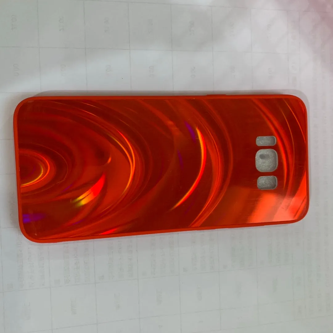 Marble pattern shockproof silicone phone case for Samsung models in multiple colours.