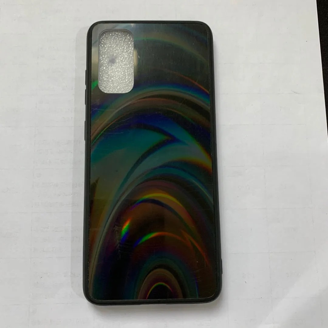 Marble pattern shockproof silicone phone case for Samsung models in multiple colours.