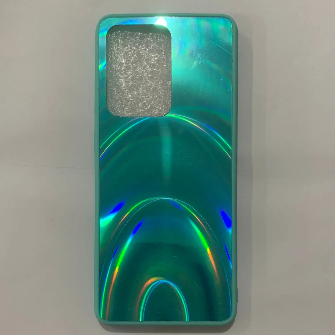 Marble pattern shockproof silicone phone case for Samsung models in multiple colours.