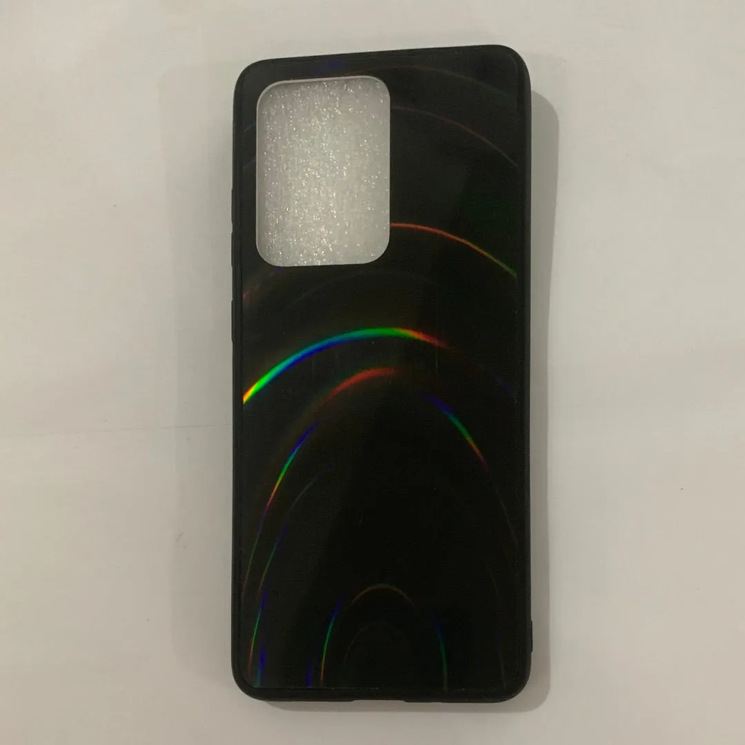 Marble pattern shockproof silicone phone case for Samsung models in multiple colours.