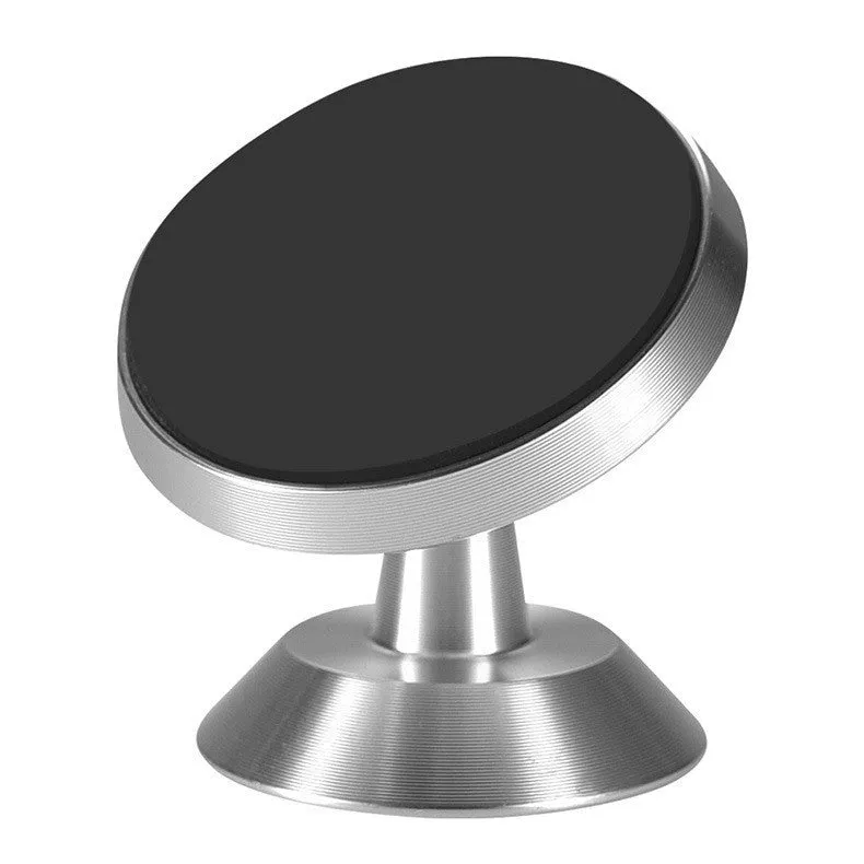 Universal magnetic car phone holder in black, silver or gold measuring 35.5mm by 40mm