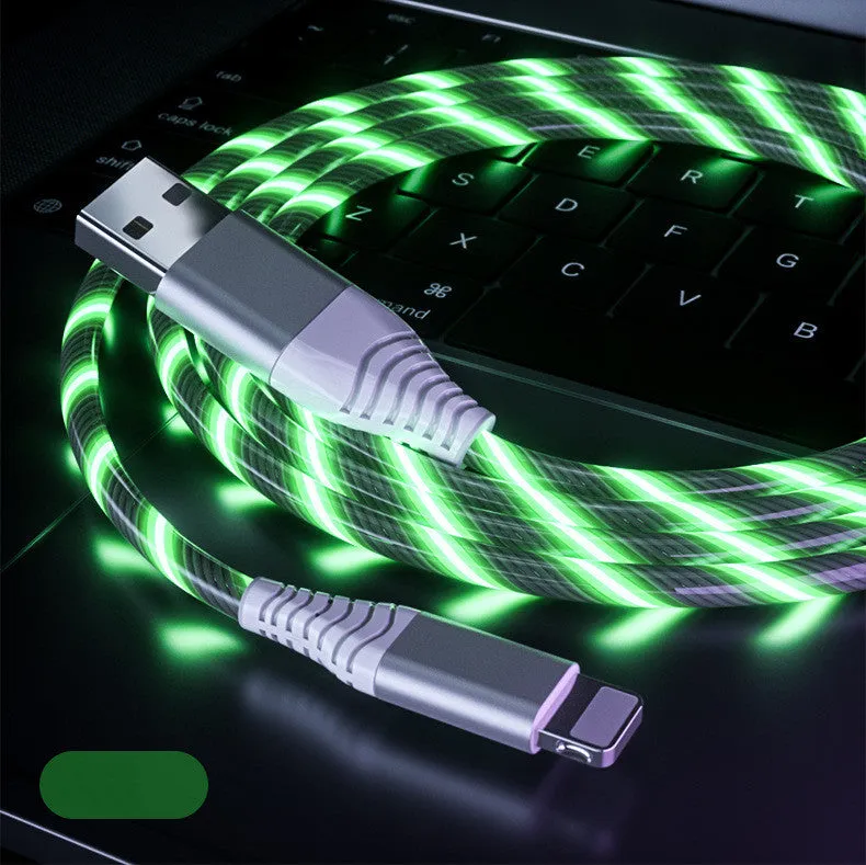 Triple-interface fast charging cable with aluminium alloy connectors showing USB-A, Type-C, and Micro-USB connections