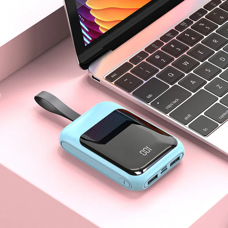 20,000mAh portable power bank with multiple USB ports in various colour options