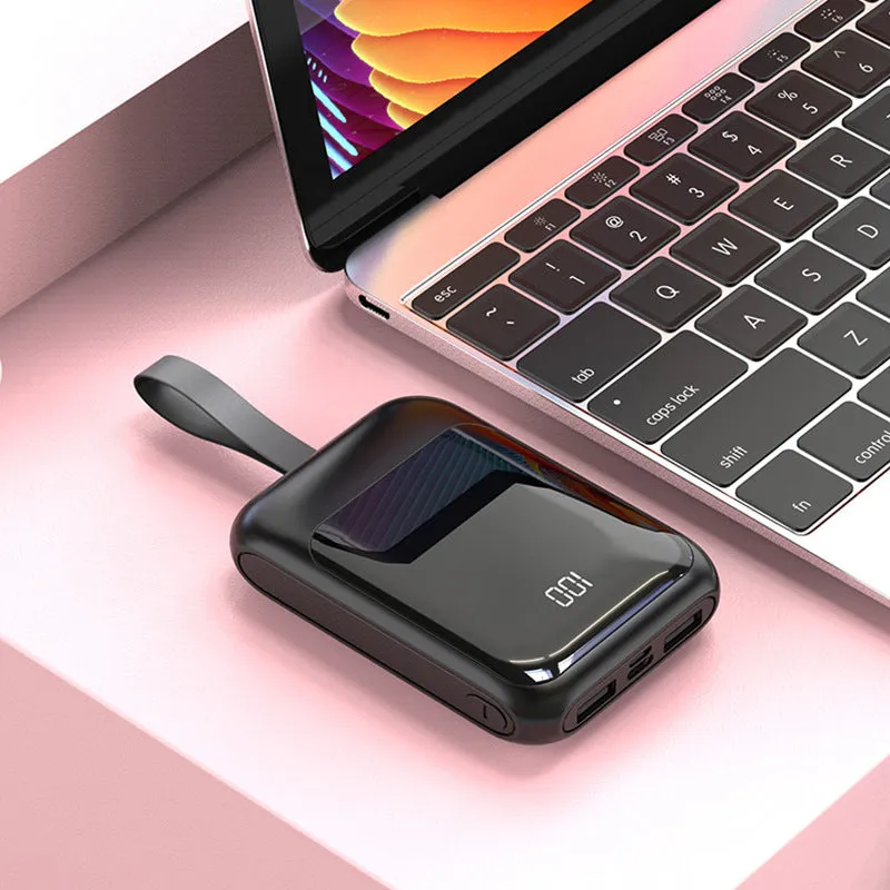 20,000mAh portable power bank with multiple USB ports in various colour options