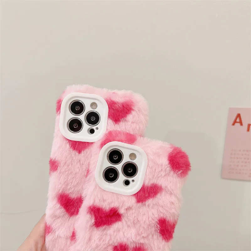 Pink cartoon design silicone back cover case for Apple iPhone