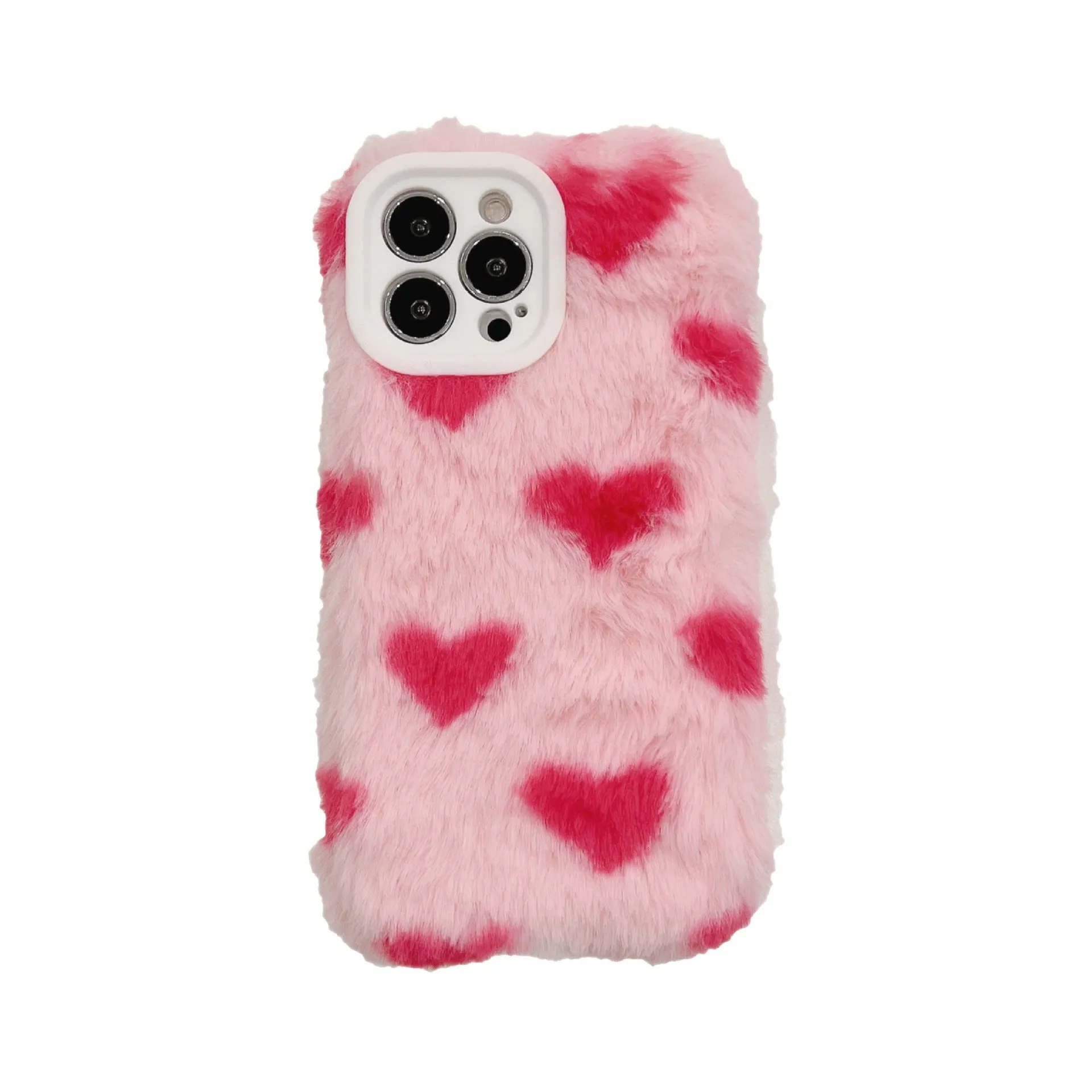 Pink cartoon design silicone back cover case for Apple iPhone