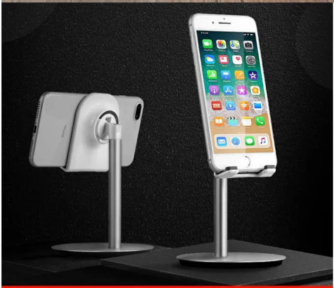 S1 model silver metal desktop phone holder for 3-11 inch mobile devices