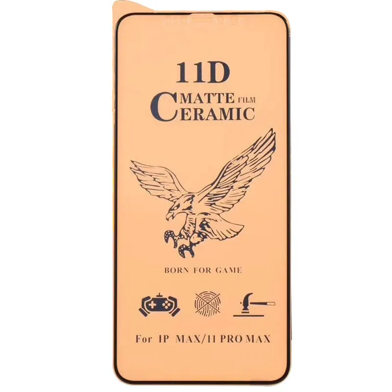 iPhone privacy screen protector tempered glass with anti-peeping technology and matte finish