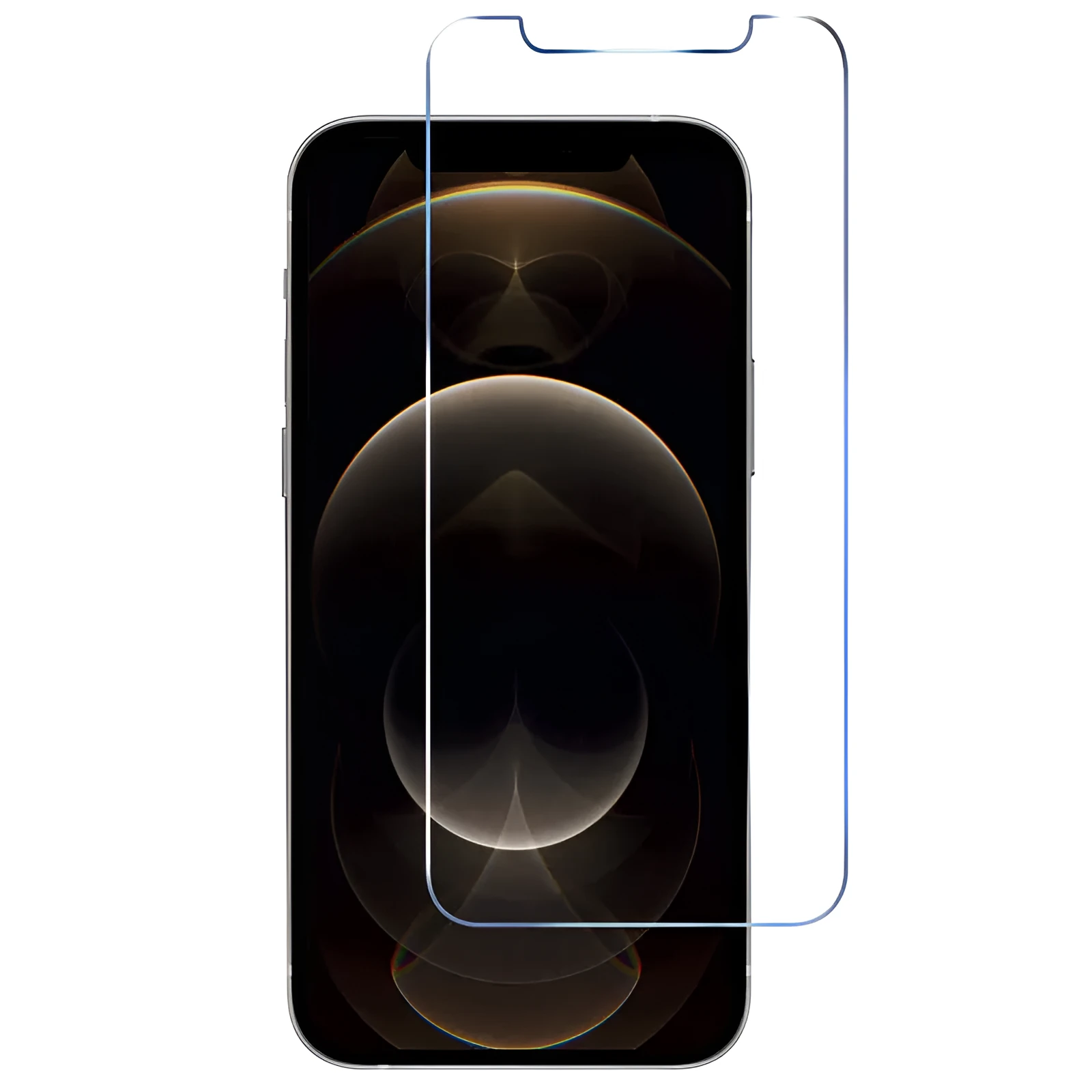 iPhone privacy screen protector tempered glass with anti-peeping technology and matte finish