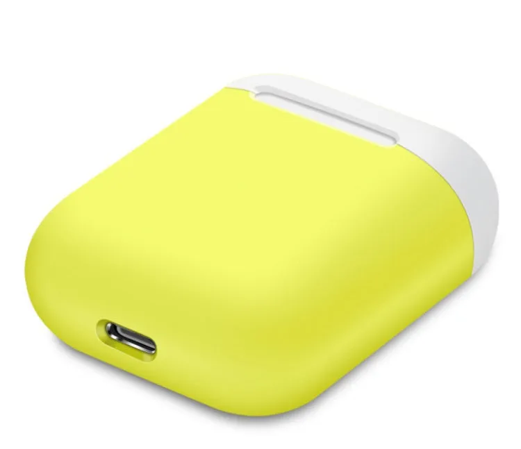 Silicone protective cover for Apple AirPods charging case in various colour options