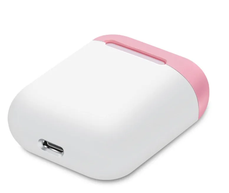 Silicone protective cover for Apple AirPods charging case in various colour options