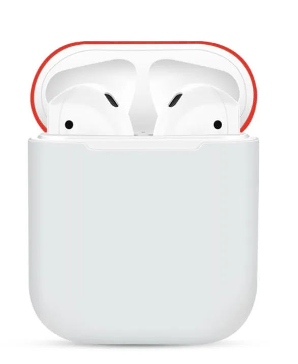 Silicone protective cover for Apple AirPods charging case in various colour options