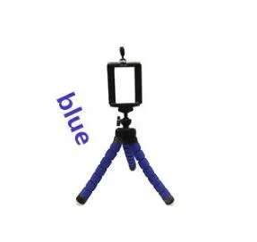 Mini flexible sponge octopus tripod stand holder for mobile phones and GoPro cameras in black colour