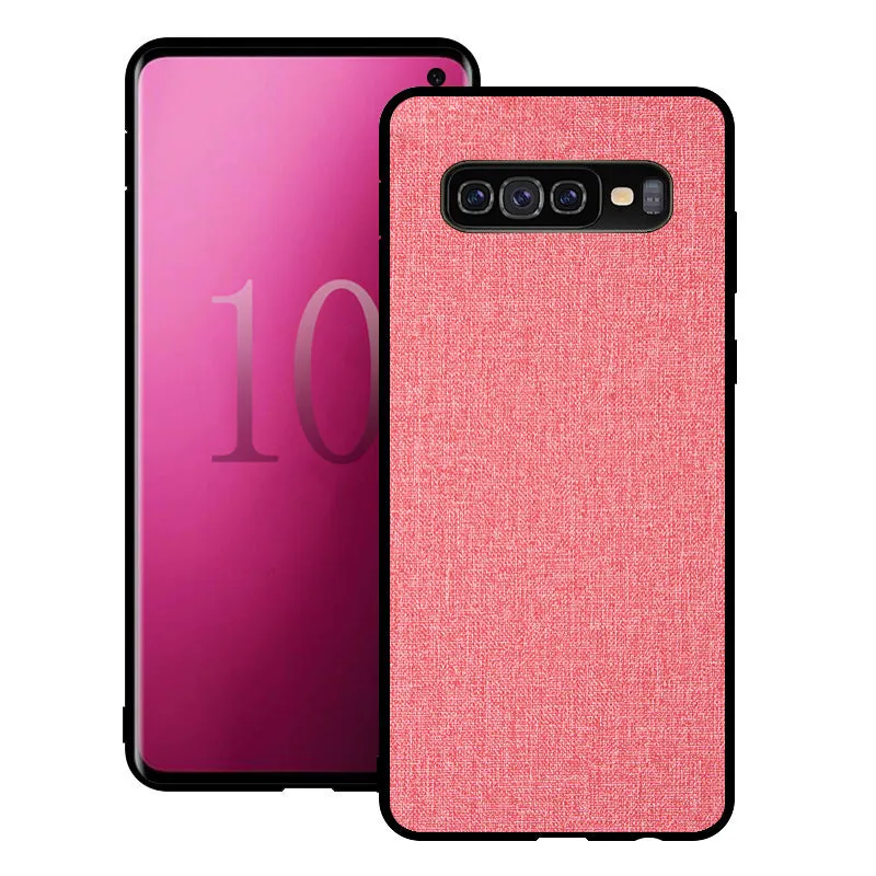 Canvas phone case for Samsung Galaxy smartphones in various colours