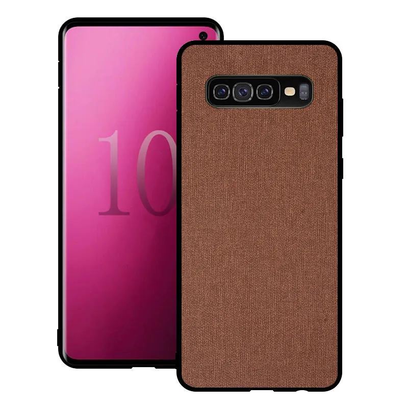 Canvas phone case for Samsung Galaxy smartphones in various colours