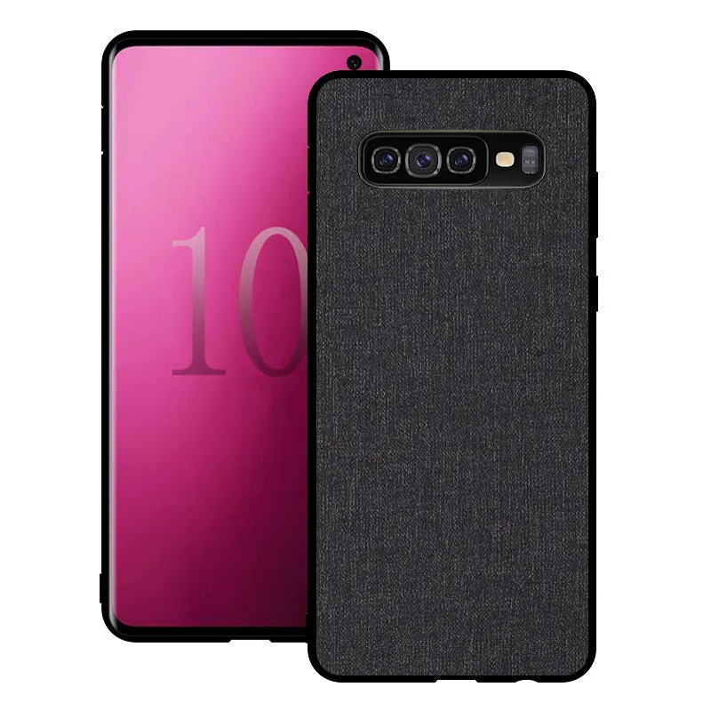 Canvas phone case for Samsung Galaxy smartphones in various colours