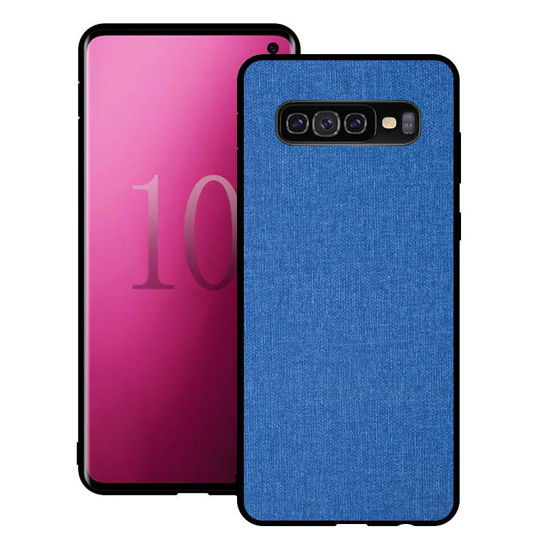 Canvas phone case for Samsung Galaxy smartphones in various colours