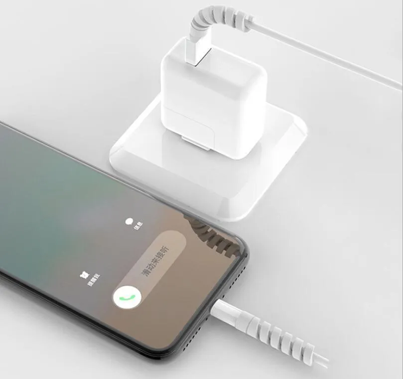 3.5cm plastic charging cable protector for phone charger cables in assorted colours