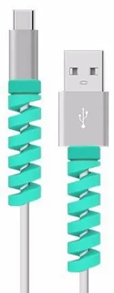 3.5cm plastic charging cable protector for phone charger cables in assorted colours