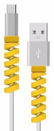 3.5cm plastic charging cable protector for phone charger cables in assorted colours