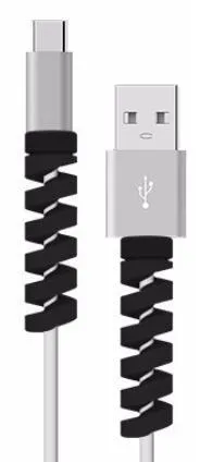 3.5cm plastic charging cable protector for phone charger cables in assorted colours